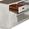 Ocean Isle 72 Inch Entertainment TV Stand in Antique White and Weathered Pine Finish by Liberty Furniture - 303W-TV72 - Image 5 of 0