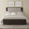 Modern Edge Upholstered Bed 6 Piece Bedroom Set in Caffe Finish by Liberty Furniture - 313-BR-QUBDMN - Image 3 of 0