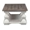 Sedona 3 Piece Cocktail Table Set in Heavy Distressed White w/ Gravel Top Finish by Liberty Furniture - LIB-331-OT-3PCS - Image 5 of 0