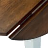 Thornton 3 Piece Drop Leaf Table Dining Set in Cream Finish with Brown Top by Liberty Furniture - 364-CD-3DLS - Image 4 of 0