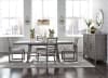 Modern Farmhouse Trestle Table 5 Piece Mixed Chairs Dining Set in Dusty Charcoal Finish by Liberty Furniture - 406-DR-5 - Image 1 of 0