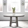 Modern Farmhouse Round Table 5 Piece Dining Set in Dusty Charcoal Finish by Liberty Furniture - 406-DR-O5ROS - Image 2 of 0