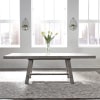 Modern Farmhouse Trestle Table 7 Piece Dining Set in Dusty Charcoal Finish by Liberty Furniture - 406-DR-O7TRS - Image 2 of 0