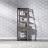 Modern Farmhouse 3 Piece Entertainment Center in Dusty Charcoal Finish by Liberty Furniture - 406-ENTW-ECP - Image 4 of 0