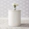 Modern Farmhouse Splay Leg Round Cocktail Table in Flea Market White Finish by Liberty Furniture - 406W-OT1013 - Image 3 of 0