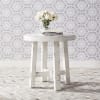 Modern Farmhouse Splay Leg Round Cocktail Table in Flea Market White Finish by Liberty Furniture - 406W-OT1013 - Image 4 of 0