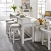 Modern Farmhouse Console Table in Flea Market White Finish by Liberty Furniture - 406W-OT7837 - Image 2 of 0