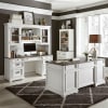 Allyson Park 4 Piece Library Wall in Wirebrushed White Finish by Liberty Furniture - 417-4 - Image 5 of 0
