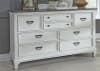 Allyson Park Sideboard in Wirebrushed White Finish with Wire Brushed Charcoal Top by Liberty Furniture - 417-BR31 - Image 1 of 0