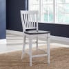 Allyson Park Gathering Counter Height Table 5 Piece Dining Set in Wirebrushed White w/ Charcoal Top Finish by Liberty Furniture - LIB-417-DR-5GTS - Image 4 of 0