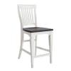 Allyson Park Gathering Counter Height Table 5 Piece Dining Set in Wirebrushed White w/ Charcoal Top Finish by Liberty Furniture - LIB-417-DR-5GTS - Image 5 of 0