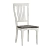 Allyson Park Single Pedestal Table 5 Piece Dining Set in Wirebrushed White Finish with Wire Brushed Charcoal Tops by Liberty Furniture - 417-DR-5PDS - Image 5 of 0