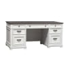 Allyson Park 3 Piece Home Office Set in Wirebrushed White Finish by Liberty Furniture - 417-HOJ-CDS - Image 3 of 0