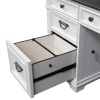 Allyson Park Credenza and Hutch in Wirebrushed White Finish by Liberty Furniture - 417-HOJ-CHS - Image 5 of 0
