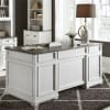 Allyson Park Desk in Wirebrushed White Finish by Liberty Furniture - 417-HOJ-DSK - Image 2 of 0