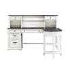 Allyson Park L Shaped Desk with Hutch in Wirebrushed White Finish by Liberty Furniture - 417-HOJ-LSD - Image 2 of 0