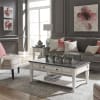 Allyson Park 46 Inch TV Console in Wirebrushed White Finish by Liberty Furniture - 417-TV46 - Image 4 of 0