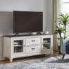 Allyson Park 72 Inch Entertainment TV Stand in Wirebrushed White Finish by Liberty Furniture - 417-TV72 - Image 1 of 0