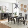 Allyson Park Buffet in Wirebrushed Black Forest Finish with Ember Gray Tops by Liberty Furniture - 417B-CB5444 - Image 3 of 0