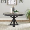 Allyson Park Single Pedestal Table 5 Piece Dining Set in Wirebrushed Black Forest Finish with Ember Gray Tops by Liberty Furniture - 417B-DR-5PDS - Image 2 of 0