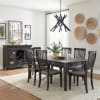 Allyson Park Rectangular Leg Table 7 Piece Dining Set in Wirebrushed Black Forest Finish with Ember Gray Tops by Liberty Furniture - 417B-DR-7RLS - Image 1 of 0