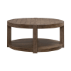 Broadmore 3 Piece Round Cocktail Table Set in Cobblestone Brown Finish by Liberty Furniture - LIB-449-OT1011-449-OT1022 - Image 3 of 0
