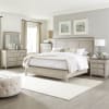 Ivy Hollow Panel Bed in Weathered Linen Finish with Dusty Taupe Tops by Liberty Furniture - 457-BR-QPB - Image 2 of 0