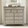 Ivy Hollow Accent Cabinet in Weathered Linen Finish with Dusty Taupe Tops by Liberty Furniture - 457-BR32 - Image 1 of 0