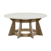 Berkley Square 3 Piece Round Cocktail Table Set in Linen and Khaki Finish by Liberty Furniture - LIB-465-OT1011-465-OT1023 - Image 3 of 0