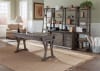 Stone Brook Jr Executive 5 Piece Home Office Set in Rustic Saddle Finish by Liberty Furniture - LIB-466-HOJ-5PD - Image 1 of 0
