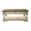 Morgan Creek Drawer Square Cocktail Table in Antique White w/ Wirebrushed Tobacco Accents Finish by Liberty Furniture - LIB-498-OT1012 - Image 4 of 0