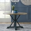 Lakeshore 5 Piece Pedestal Dining Room Set in Wirebrushed Navy Finish by Liberty Furniture - LIB-519NY-CD-5PDS - Image 2 of 0