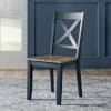 Lakeshore 5 Piece Pedestal Dining Room Set in Wirebrushed Navy Finish by Liberty Furniture - LIB-519NY-CD-5PDS - Image 4 of 0