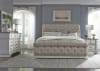 Abbey Park Upholstered Sleigh Bed in Antique White Finish by Liberty Furniture - 520-BR-QUSL - Image 3 of 0