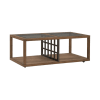 Bayhill Trellis 3 Piece Cocktail Table Set in Honey w/ Black Metal Accents Finish by Liberty Furniture - LIB-525-OT-3PCS - Image 3 of 0