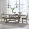 Hallendale 5 Piece Trestle Dining Room Set in Gravel Wash Finish by Liberty Furniture - LIB-528-CD-5TRS - Image 2 of 0