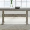 Hallendale 5 Piece Trestle Dining Room Set in Gravel Wash Finish by Liberty Furniture - LIB-528-CD-5TRS - Image 4 of 0