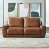 Blake 2 Piece Power Reclining Sofa Set in Venetian Honey Leather Finish by Liberty Furniture - LIB-6000HN-UPH-SOLO - Image 2 of 0