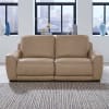 Blake Power Reclining Sofa in Sophia Oatmeal Leather Finish by Liberty Furniture - LIB-6000OM-32P - Image 1 of 0