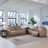 Blake 2 Piece Power Reclining Sofa Set in Sophia Oatmeal Leather Finish by Liberty Furniture - LIB-6000OM-UPH-SOLO - Image 1 of 0