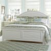 Summer House I Panel Bed 6 Piece Bedroom Set in Oyster White & Navy Finish by Liberty Furniture - 607-BR-QPBDMN - Image 2 of 0