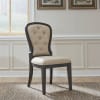 Americana Farmhouse Leg Table 5 Piece Dining Set in Dusty Taupe and Black Finish by Liberty Furniture - 615-C6501B-B5 - Image 2 of 0