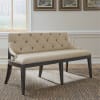 Americana Farmhouse Leg Table 5 Piece Dining Set in Dusty Taupe and Black Finish by Liberty Furniture - 615-C6501B-B5 - Image 3 of 0