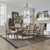 Americana Farmhouse Leg Table 7 Piece Dining Set in Dusty Taupe Finish by Liberty Furniture - 615-DR-7LGS - Image 1 of 0