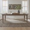 Americana Farmhouse Leg Table 5 Piece Dining Set in Dusty Taupe Finish by Liberty Furniture - 615-DR-O5LTS - Image 3 of 0