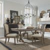 Americana Farmhouse Trestle Table 5 Piece Dining Set in Dusty Taupe Finish by Liberty Furniture - 615-DR-O5TRS - Image 1 of 0