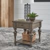 Americana Farmhouse Round Cocktail Ottoman in Taupe Finish by Liberty Furniture - 615-OT1080 - Image 4 of 0