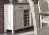 Willowrun Trestle Table 5 Piece Dining Set in Rustic White and Weathered Gray Top Finish by Liberty Furniture - LIB-619-DR-5TRS - Image 5 of 0