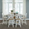 Lindsey Farm 5 Piece Gathering Table Set in Weathered White and Sandstone Finish by Liberty Furniture - 62WH-CD-5GTS - Image 2 of 0