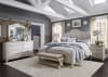 Farmhouse Reimagined Poster Bed in Antique White Finish with Chestnut Tops by Liberty Furniture - 652-BR-QPS - Image 2 of 0